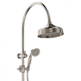 Fienza Lilian Twin Shower Top Inlet - Brushed Nickel
